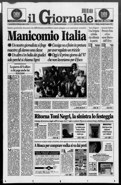 Il giornale : quotidiano del mattino